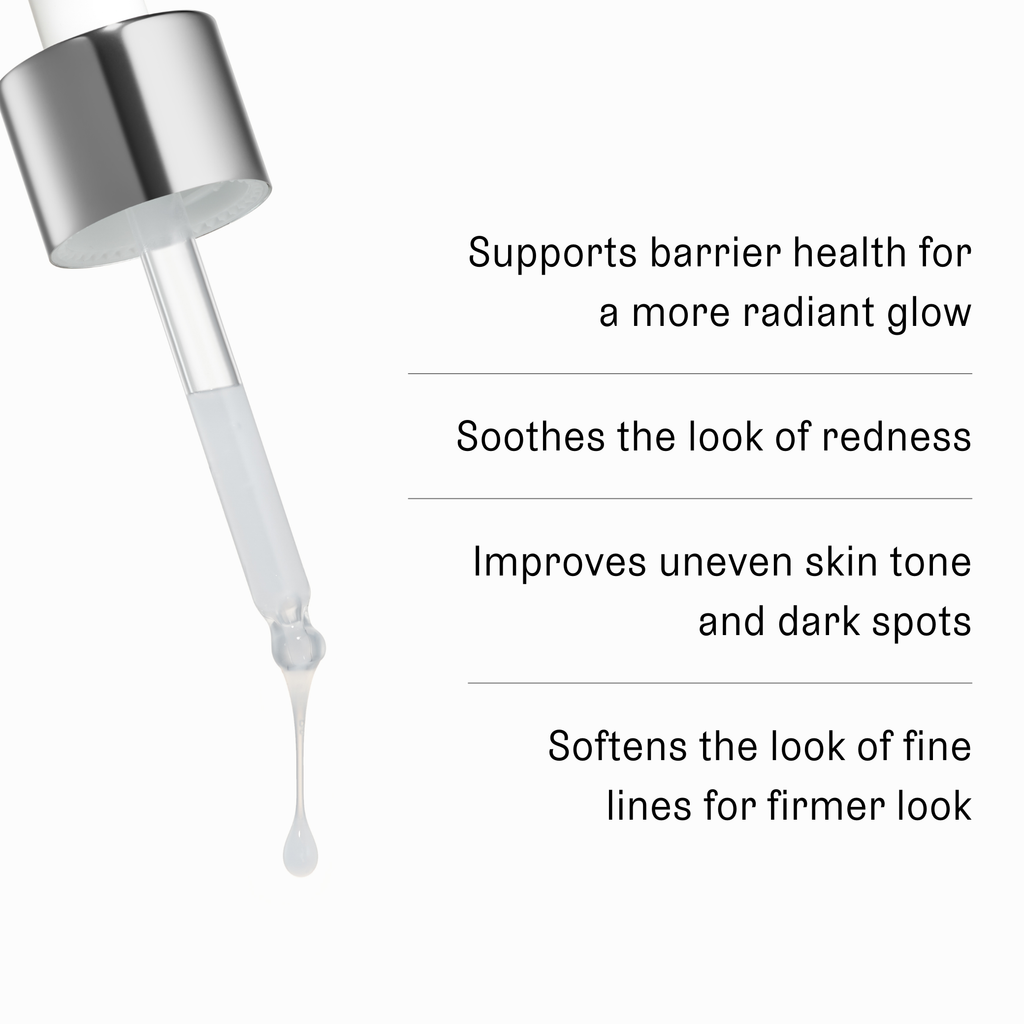 Skincare Serum highlighting its benefits 